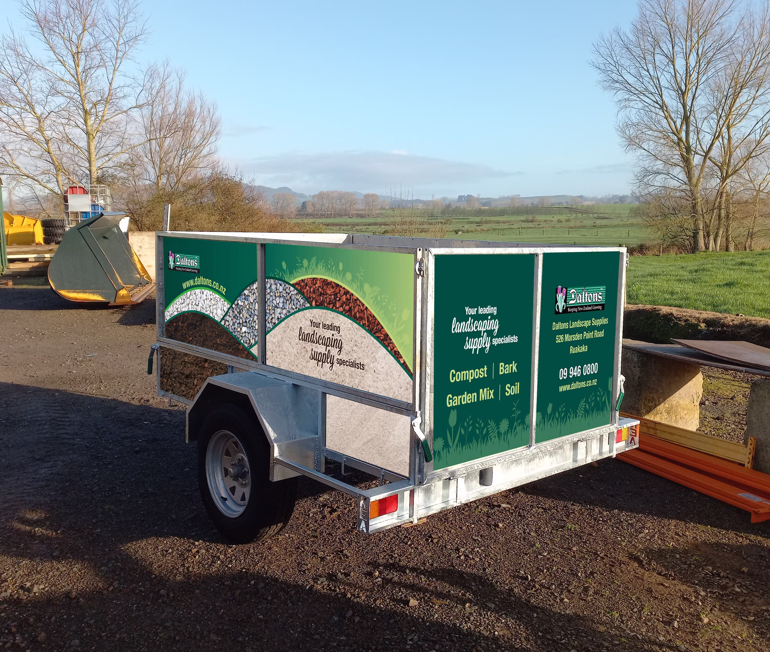 Daltons Landscaping Trailer Use
