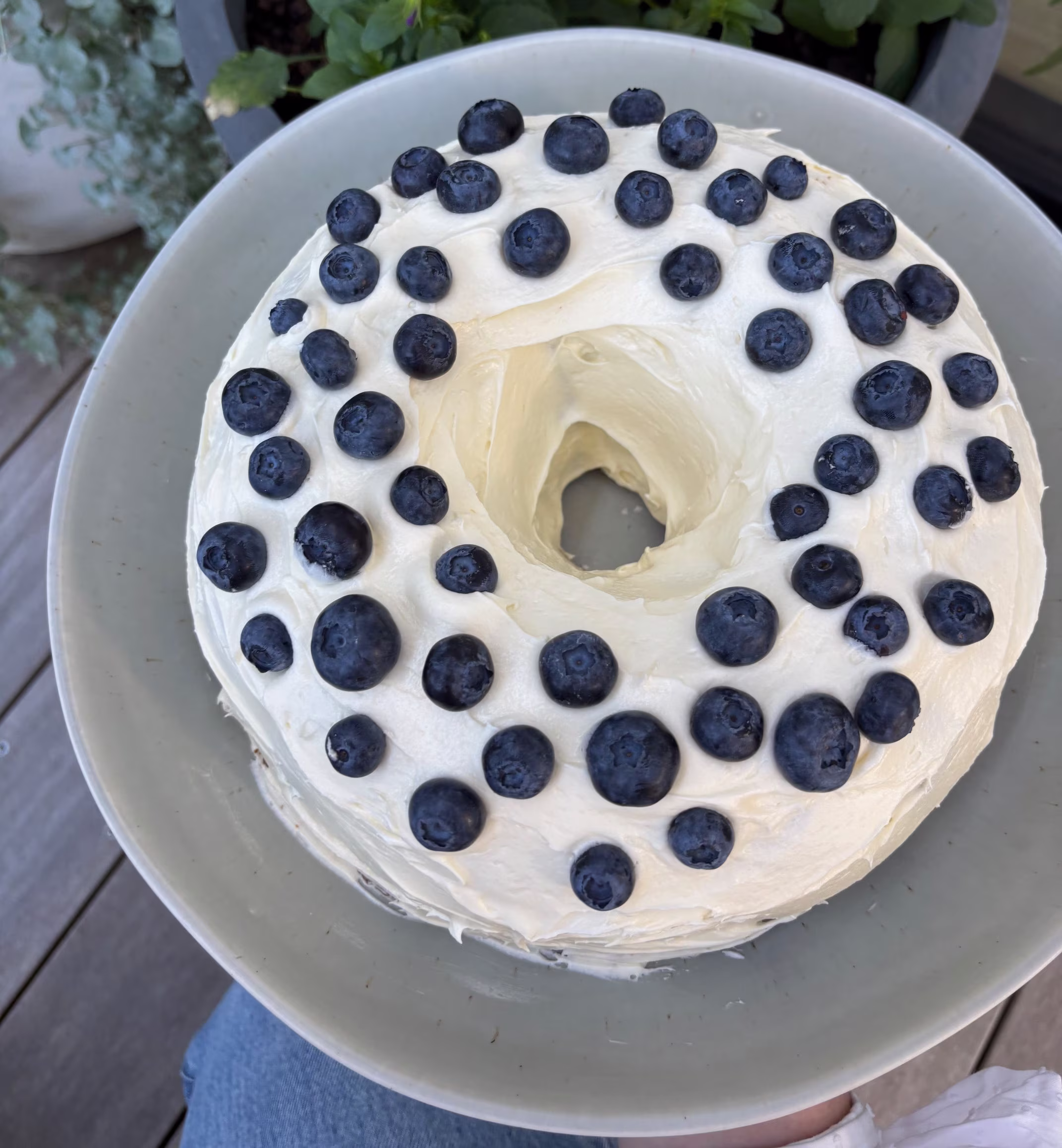 Daltons Sour Cream Blueberry Cake