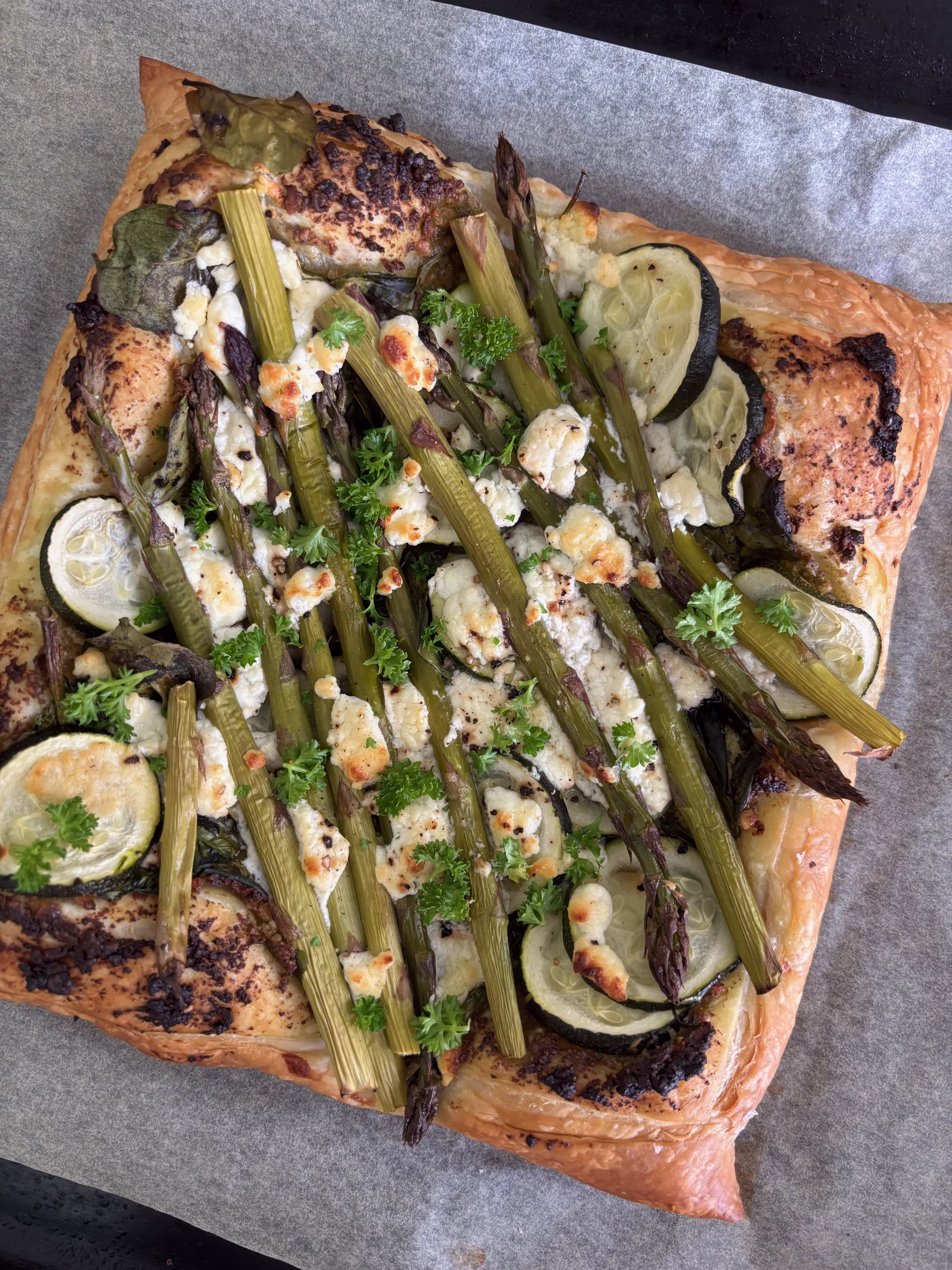 Spring Vegetable Tart Recipe