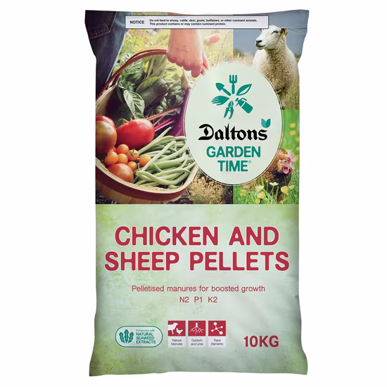 Daltons Garden Time Chicken and Sheep Pellets 10kg