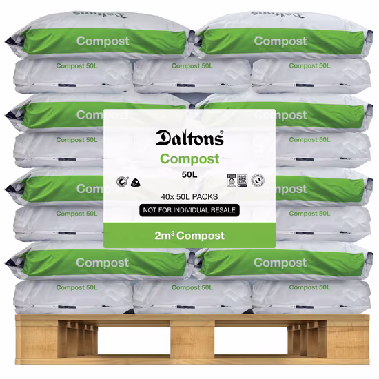 Compost 50L Packs Pallet Vis FLAT sm 2m3