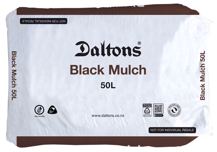 DACO-CM 1M & 2M Comm Black Mulch 50L bags