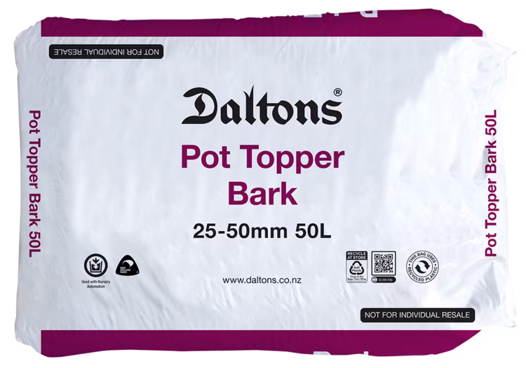 DACO-PT 1M&2M Comm Pot Topper Bark 50L bags