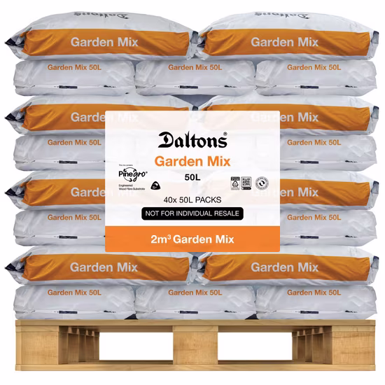 Garden Mix 50L Packs Pallet Vis FLAT sm 2m3