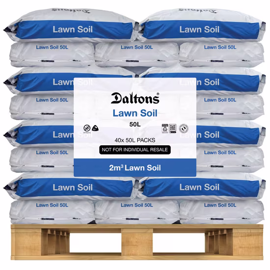 Lawn Soil 50L Packs Pallet Vis FLAT sm 2m3