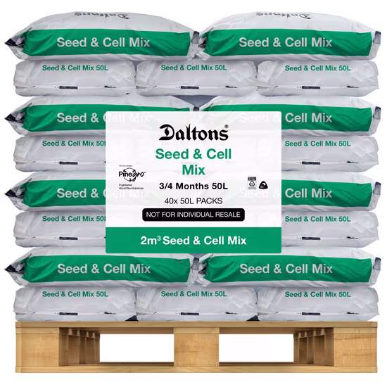 Seed & Cell Mix 50L Packs Pallet Vis FLAT sm 2m3